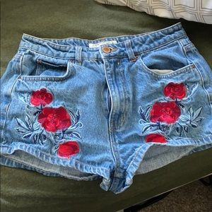 h&m coachella short pant sz 8